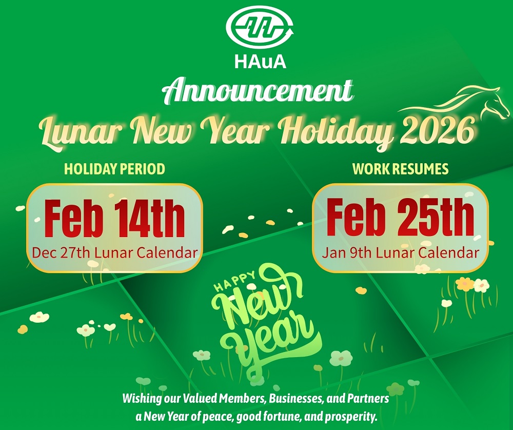 HAuA thông báo lịch nghỉ Tết Bính Ngọ 2026 1 HAuA-Tet Holiday Schedule 2026