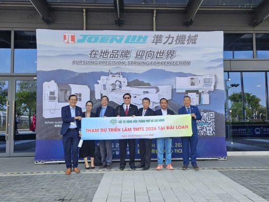Đoàn doanh nghiệp HAuA tham quan Triển lãm TMTS 2026 tại Đài Loan