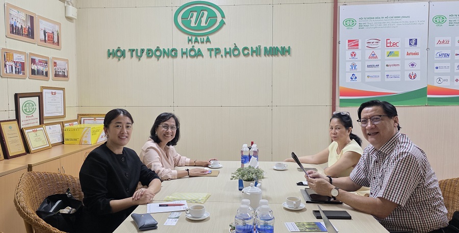 Mở rộng cơ hội kết nối chuyên gia quốc tế từ chương trình SES (Đức) 2 Toàn cảnh buổi làm việc giữa Hội Tự động hóa TP.HCM và SES (CHLB Đức) tại văn phòng Hội