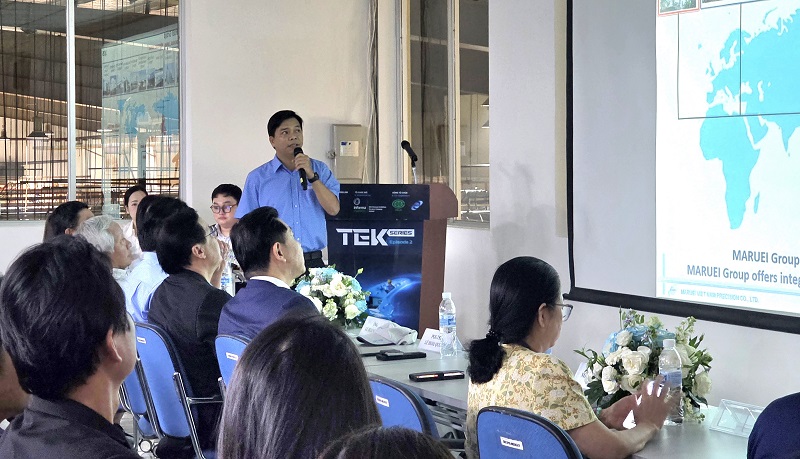 Từ nhà máy Việt Nam đến đối tác toàn cầu: Maruei Việt Nam 3 Ông Trần Kim Thiên - Giám đốc Trung tâm Công nghệ, Công ty TNHH Maruei Việt Nam Precision giới thiệu về nhà máy.