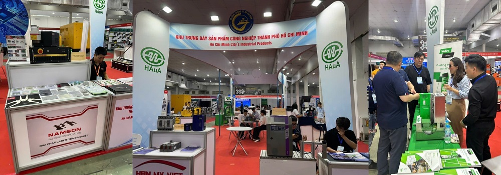 Một số doanh nghiệp trưng bày tại khu nhà chung của Sở Công thương TP.HCM