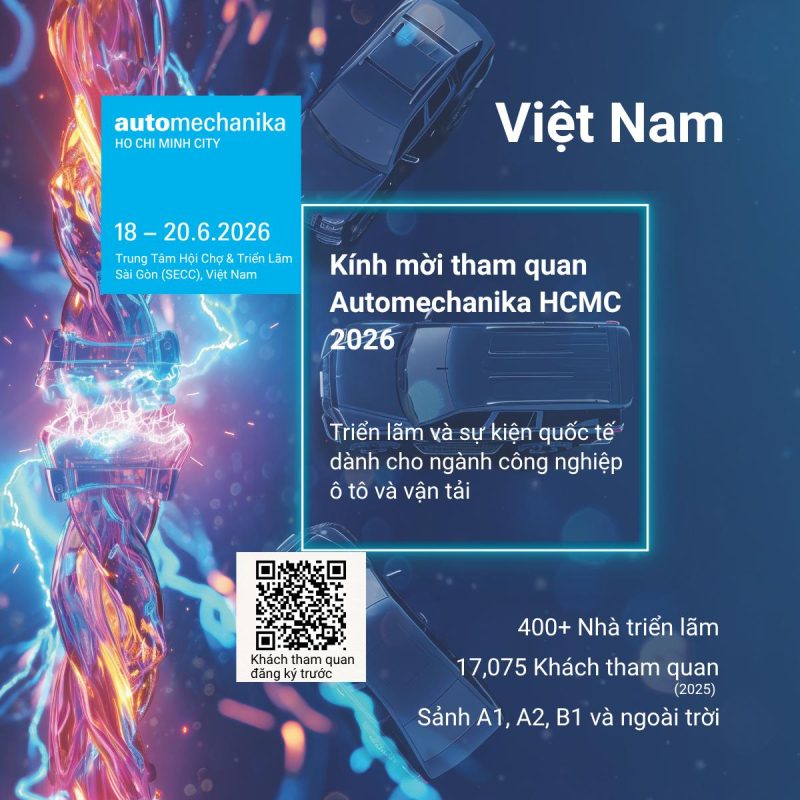 Khám phá Automechanika HCMC 2026 tại SECC TP.HCM 1 Automechanika HCMC 2026
