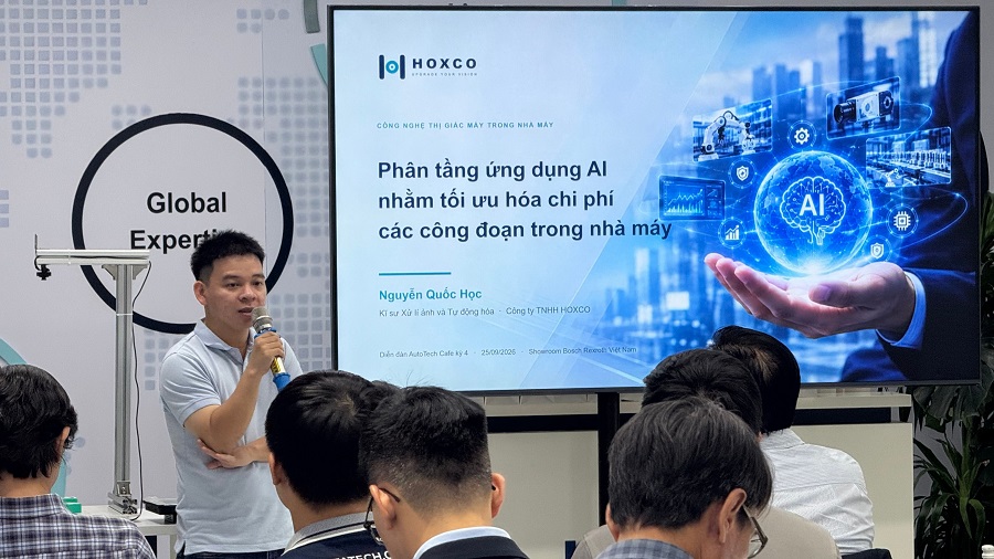 AutoTech Cafe kỳ 4: Ứng dụng AI trong sản xuất 5 Ong Nguyen Quoc Hoc